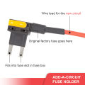 Fuse Holder Add-A-Circuit Fuse Tap Adapter Standard/mini/low Profile Mini Fuse 3 Types Atc Atm Aps For Auto Car Truck Boat.