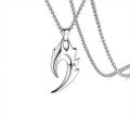 Stylish Stainless Steel Pendant and Bar Necklace Chain For Men.