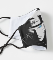 four Layer Face mask for Men and Women Gaming with Adjustable Ear Loop and Digital Print Face mask Graphics Print Anime mask and flower stylish fashion mask.