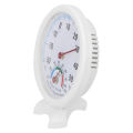 2 in 1 Thermometer Hygrometer Round Temperature Humidity Meter Gauge Clock-shaped Wall-mounted. 