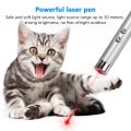 4mW Keychain Laser Pointer 2 In 1 Light Lazer Red Laser Lazer Pointer Pen + LED Light Torch Cat Dog Fun Toy No Battery.