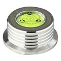 Aluminum Vinyl Record Weight HiFi 50HZ LP Disc Stabilizer Turntable Vinyl Aluminum Alloy Weight Clamp Silver. 