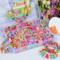 1 Set Children Kids Girls DIY Bracelet Beads 24 Compartment Arts Craft Jewelry Making Box. 