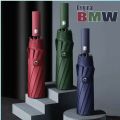 BMW Motorsport 12 Ribs Umbrella – 12 Shik Super Strong Umbrella – Fashionable and Trendy Designed - Auto Open & Auto Close Umbrella UV. 