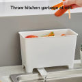 Kitchen Sink Kitchen Waste Drain Bucket Dry Wet Separation Storage Bucket Food Residue Storage Box Soup Filtering Garbage Can with durability.