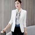 Elegant Business Lady Blazers Jacket 2019 Women Work Blazer Female Casual Coat Formal Blazers Office Work Suit Pockets Jackets.