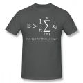 Funny Math Be Greater Than Average Mathematics Nerd Geek Calculus Men T Shirt Oversize O-neck Cotton Short Sleeve Funny T Shirts. 
