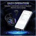 ONIKUMA T27 Earphones Dual Mode Earbuds 2.4GHz Low Latency Gaming Headset With Charging Box Touch Control RGB Headsets. 