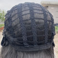 HAIRJOY Synthetic Hair Wigs Brown Short Curly Layered Wig for Men.