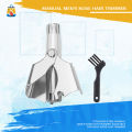 Stainless Steel Manual Men's Nose Hair Trimmer, Washable Portable Nose Hair Trimmer.