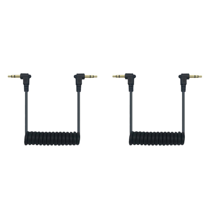 Spring Wire Mic 2pcs 3.5mm Cable Spring Cable for Camera Smart Phone to Mic Wireless ...
