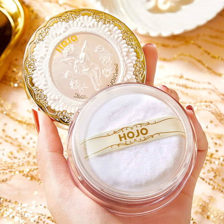 Hojo Angel Mineral Loose Setting Powder Face Powder Translucent Luxury Makeup Highlighter Powder Professional Makeups Cosmetics Lateil