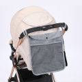 Four-color linen stroller hanging bag baby stroller back hanging bag baby out storage bag. 