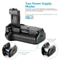 Neewer BG-E8 Replacement Battery Grip Handle for Canon EOS 550D 600D 650D 700D/ Rebel T2i T3i T4i T5i SLR Cameras. 
