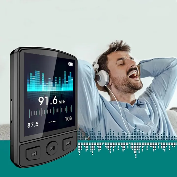 1.8Inch%20MP3%20Player%20Portable%20Sport%20Clip%20Mini%20MP3%20Player%20Bluetooth%205.2%20Walkman%20HiFi%20Sound%20MP3%20Music%20Player%20FM%20Radio/E-Book/Clock%20-%20Image%203
