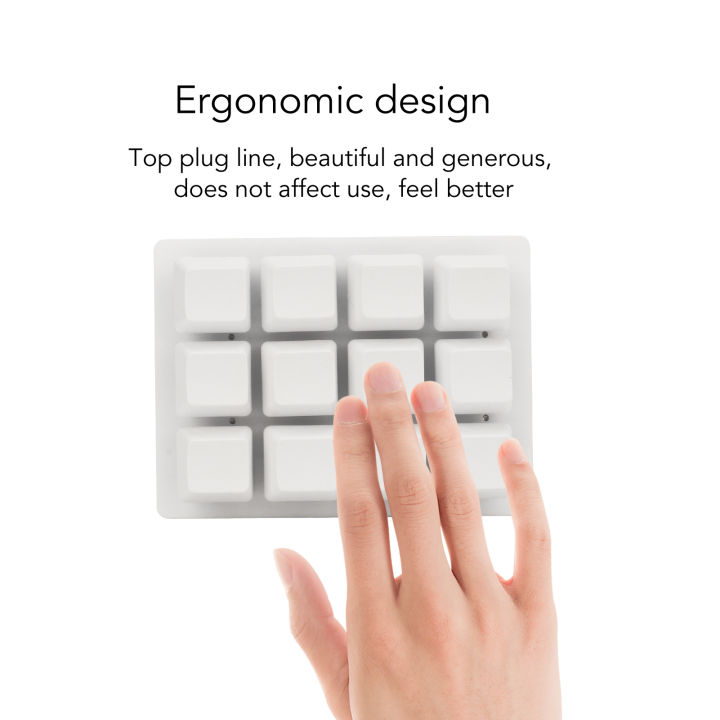 12%20Key%20Mechanical%20Gaming%20Keyboard%20One%20Handed%20USB%20Mini%20Macro%20LED%20Keypad%20-%20Image%202