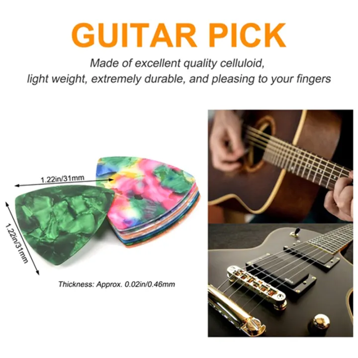 40PCS%20Guitar%20Picks%20Colorful%200.46mm%200.71mm%200.81mm%200.96mm%20Thickness%20Celluloid%20Guitar%20Pick%20Plectrums%20for%20Bass,%20Acoustic%20Guitars%20-%20Image%202