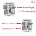Bluetooth Audio Receiver board with USB TF card Slot decoding playback preamp output A7-004 5V 2.1 Wireless Stereo Music Module. 