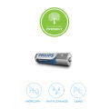 Philips LR6E4B/10 AA Ultra Alkaline Battery Bundle of 4 Piece.