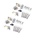 140 Pcs Photo Frame Hanging Hooks Kit, 9 Models Hooks with Screws. 