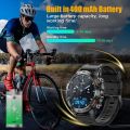 MELANDA Steel 1.39 Bluetooth Call Smart Watch Men Sports Fitness Tracker Watches IP67 Waterproof Smartwatch for Android IOS K52. 
