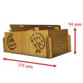 Wooden Tissue Box Cover Rectangular Ficial Tissue Holder- ICTTHWS001. 