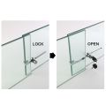 Display Showcase Cabinet Sliding Glass Door Lock With 2 Keys.