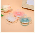 Kiss me Baby silicone pacifier with lid sleeping nipple newborn baby comfort Nipple -1pcs.