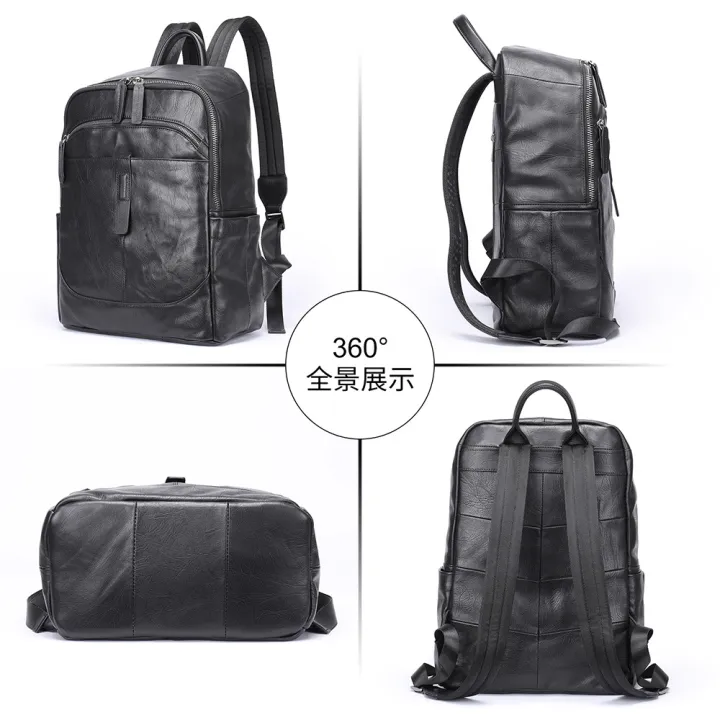 Leather%20backpack%20men's%20large%20capacity%20sense%20of%20luxury%20simple%20light%20travel%20bag%20business%20casual%20backpack%20travel%20computer%20book%20-%20Image%204