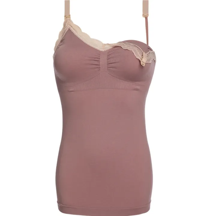 Breast-feeding%20vest%20jacket%20for%20pregnant%20women%20breast-feeding%20clothes%20postpartum%20general%20out%20bottoming%20shirt%20nursing%20bra%20-%20Image%205