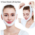 Breathable V Face Cheek Lift Up Band Face Thin Mask Reduce Double Chin V-Line Shaping Bandage Anti Wrinkle Tension Firming Belt. 