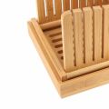 Bread Loaf Slicing Guide Bamboo Bread Slicing Guide Space Saving for Kitchen. 