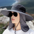 1pcs Summer Sun Hats UV Protection Outdoor Hunting Fishing Cap for Men Women Hiking Camping Visor Adjustable Headgear. 