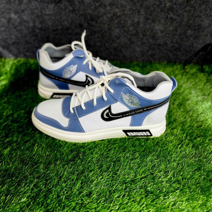 men's casual breathable flyknit sneakers