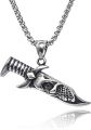 Titanium Steel Necklace Men's Trendy Light Luxury Original Geometric Diamond Pendant ins Cool Style Simple Jewelry Female Chain.
