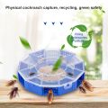 Household Cockroach Traps Box Reusable Cockroach Bug Roach Catcher Cockroach Killer Bait Traps Pesticide For Kitchen Garden(single layer).