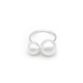 Elegant Women Open Rings Pearl Women New Accessories. 