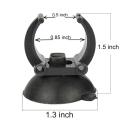 Aquarium Heater Suction Cups Suckers Clips 33Mm Dia Holders Clamps For Fish Tank Accessories,15 Pack Black.