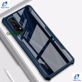 For Realme 7 / Realme Narzo 20 Pro Transparent CXunddo Shockproof Back Cover Phone Case. 