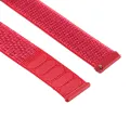 For Fitbit Versa / Versa 2 Nylon Watch Band with Hook and Loop Fastener(Red). 