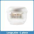 Greek Yogurt Maker with Ultra Fine Mesh Strainer, Lid & 3 Filter Cloths, Ideal for Homemade Dairy Products.