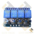 12V Relay Module DC 12V Four Channel Isolated Relay Control Module With Screw Terminal For Arduino 4 Channel DC12V With Optocoupler Protection.