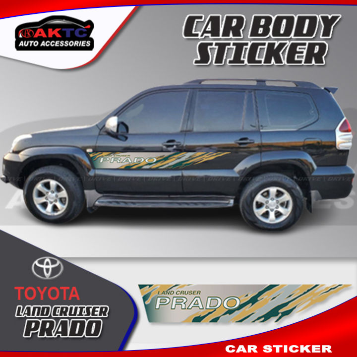 Prado Sticker Design TOYOTA PRADO 05 body sticker car vinyl sticker car graphics decals car ...