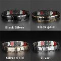 New 2023 Men's Magnetic Bracelet with Hook Buckle Clasp Therapy Bangles Man Health Care Weight Loose Jewelry Lady Bracelets.