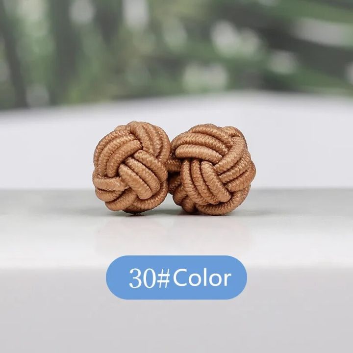 Mens%20Cuff%20Links%20Fashion%20Men's%20Shirt%20Cufflinks%20Trade%20Mixed%20Solid%20Colors%20DIY%20Braided%20Wire%20Buckle%20Cuff%20Link%20-%20Image%207