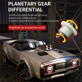 Scy 16303 1/14 2.4g Rc Car 4wd Electric High Speed Off-road Drift Vehicle Flat Running Muscle Car With Retro Led Light. 