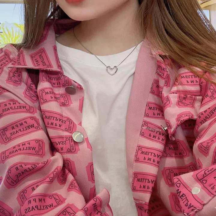 Japan%20and%20South%20Korea%20summer%20new%20simple%20hollow%20love%20titanium%20steel%20necklace%20women's%20light%20luxury%20niche%20ins%20Korean%20temperament%20clavicle%20chain%20-%20Image%203