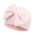 Soft Cotton Baby Bowknot Hat+Gloves Set Newborn Beanie Cap Anti-scratch Mittens for 0-6 Months Baby Bonnet Shower Gift.