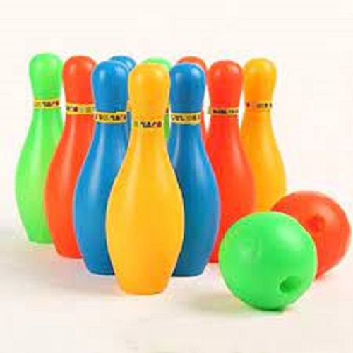 Kids Colorful Bowling Game Set – 6 Pins & 2 Balls Indoor Play Toy