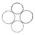 Baoer Nylon Ukulele Strings Tuning Replacement Parts Premium 4 String Guitar Parts Musical Instruments Accessories General Ukulele Tuning Strings For Beginners 4 Pack.
